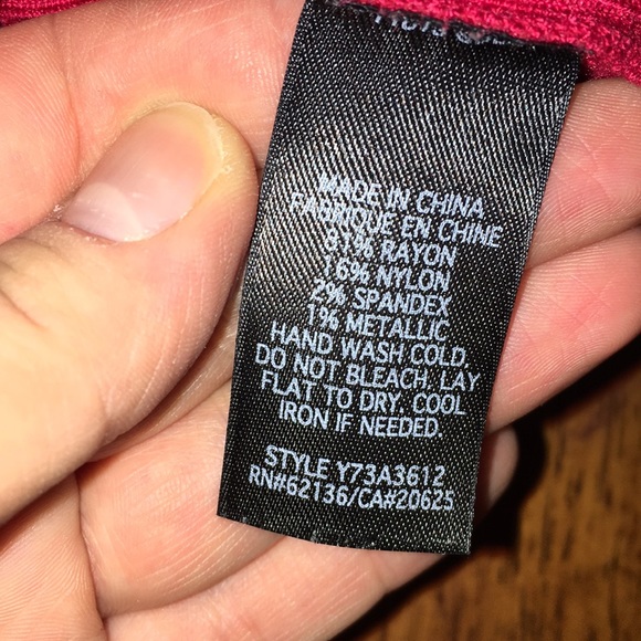 Guess Black Red Stripe Sweater Size XS - Picture 5 of 5